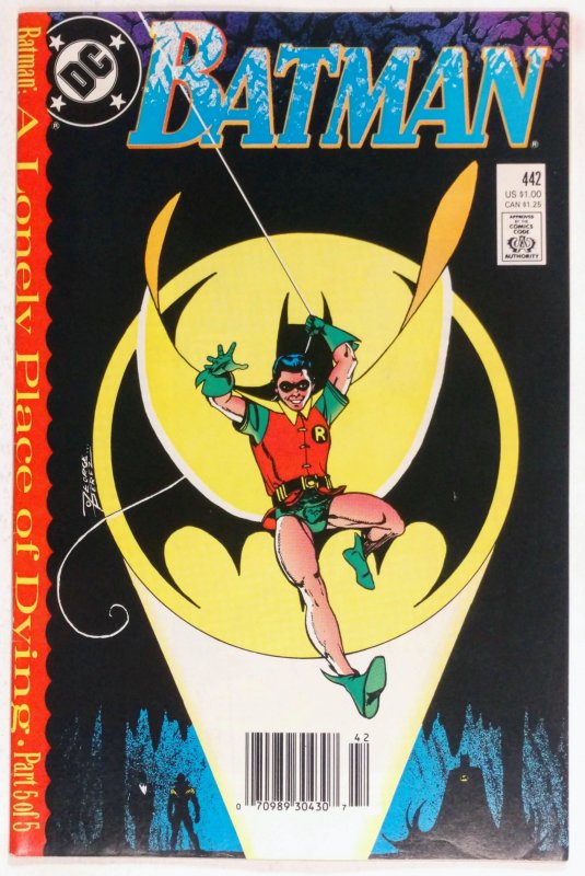 Batman #442 (1989) Newsstand, 1st App of Robin (Tim Drake)