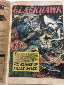 Blackhawk 70, VG, key bad guy issue! Racial stereotype!