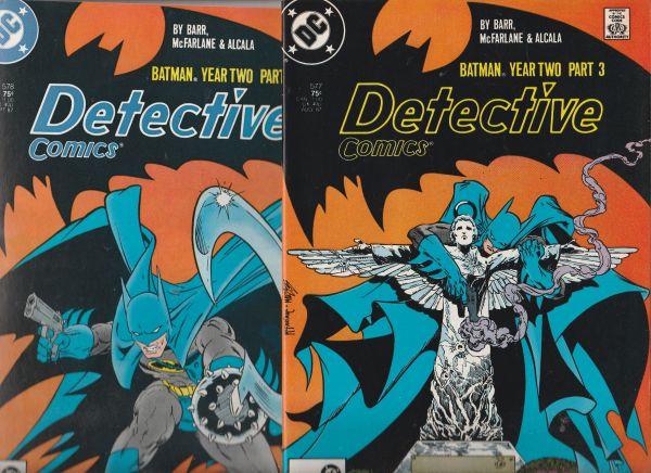 Detective Comics 4 book set #575-8 (Aug-87) NM Super-High-Grade Batman