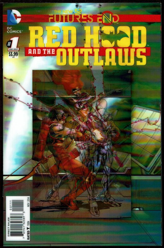 Futures End Red Hood/Outlaws 3-D Cover (2014, DC) 9.6 NM+