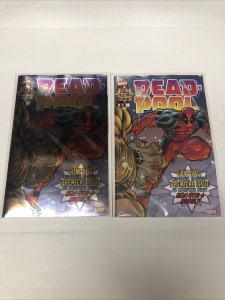 Deadpool #1 Facsimile (2024) Set Of 2 | Main + Foil (NM) Marvel Comics | Kelly