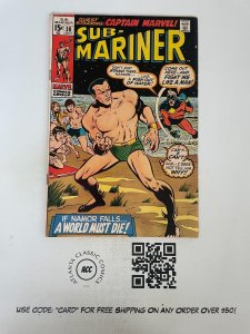 Prince Namor Sub-Mariner # 30 VF- Marvel Comic Book Dr. Doom Hulk Thor 12 J224