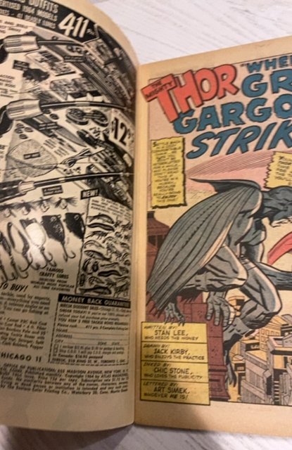 Journey into Mystery #107 (1964)First grey gargoyle FN+