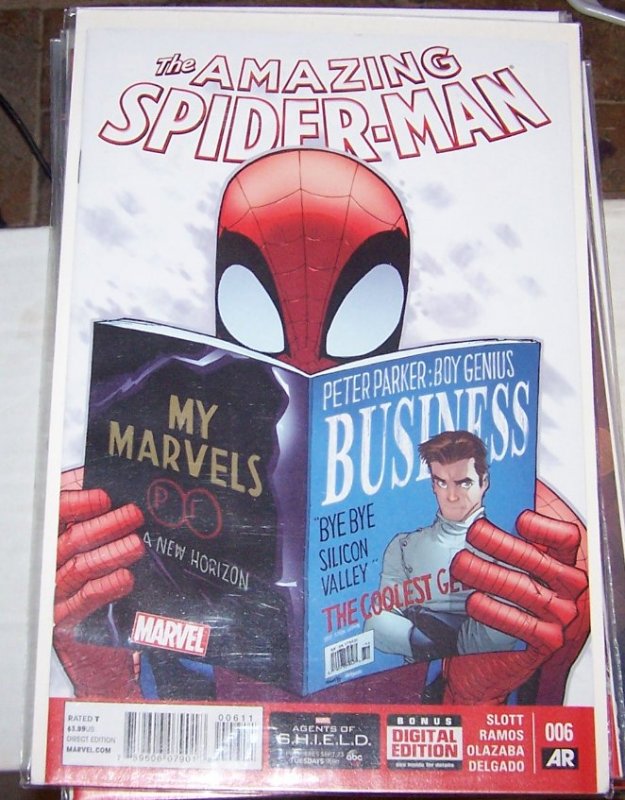 Amazing Spider-Man vol 3 # 6  2014, Marvel  SPIDER VERSE PRELUDE SILK BLACK CAT 