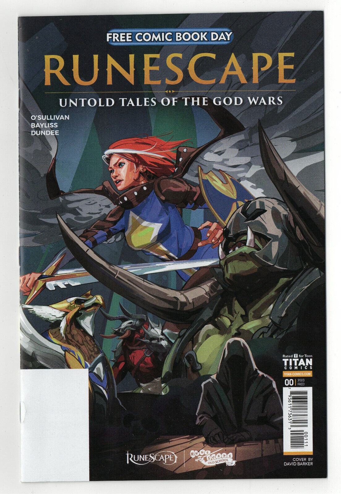 Runescape Untold Tales of the God Wars - FCBD 2023 NO STAMPS OR DECALS -  1st App