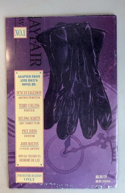 Anne Rice's The Witching Hour #1 (1992)