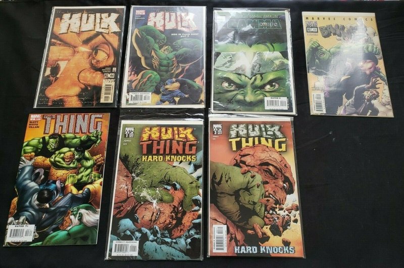 HULK 7PC (VF/NM) HULK & THE THING: HARD KNOCKS, TEA FOR TWO 2001-07 