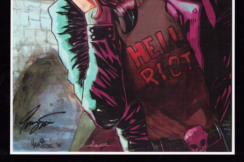 RAZOR: SCARS #1 Variant Cover Art 11 x 17 Print SIGNED