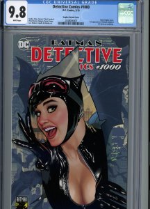 Detective Comics 1000 CGC 9.8 Adam Hughes Variant Catwoman!