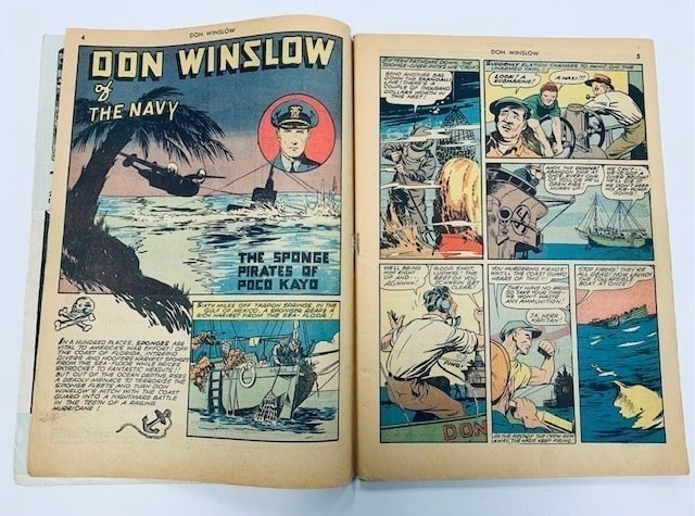 DON WINSLOW OF THE NAVY #8 Grade 2.0/G Golden Age Fawcett Publishing