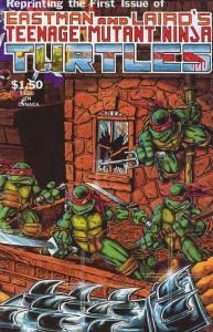 Teenage Mutant Ninja Turtles (1st Series) #1 (4th) VF; Mirage | save on shipping