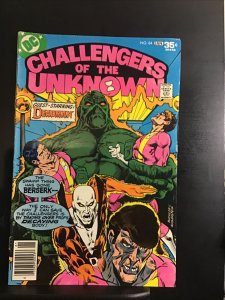 CHALLENGERS OF THE UNKNOWN #84 GORGEOUS VF SWEET  SWAMP THING+ DEADMAN 1978