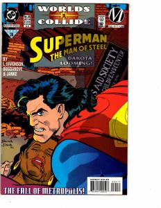 9 Superman Man Of Steel DC Comics # 28 29 31 32 33 34 35 36 37 Batman Flash J214