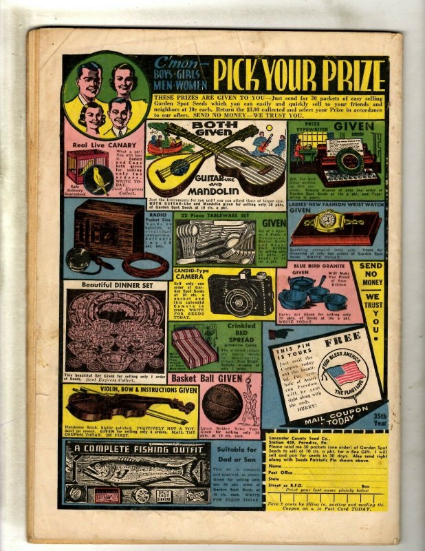 Ace Comics # 61 VG- Golden Age Comic Book Blondie Phantom Jungle David McKay NE4