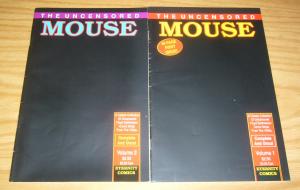 Uncensored Mouse #1-2 FN complete series MICKY MOUSE TALES THAT DISNEY BANNED