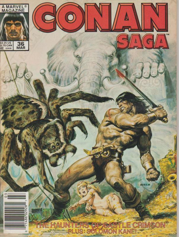 Conan Saga #36 - Conan the Barbarian - Magazine