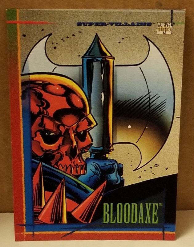 1993 Marvel Universe #97 Bloodaxe