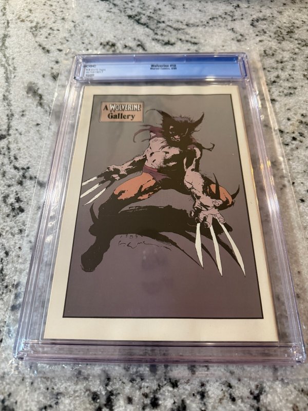 Wolverine # 10 CGC Graded 9.4 Marvel Comic Book 1989 Chris Claremont JH23