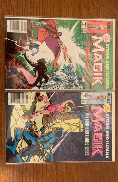 Magik #1-4 Mini Series NEWSSTAND EDITION