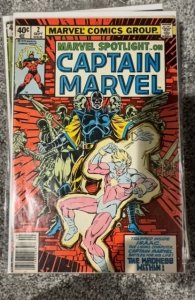 Marvel Spotlight #2 Newsstand Edition (1979) Captain Marvel 