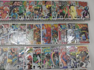 Huge Lot of 140+ Comics W/ X-Men, Alpha Flight, Power Pack! Avg. VF- Condition!