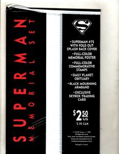 Superman # 75 NM DC Comic Book Death Of Superman Sealed In Poly-Bag J370