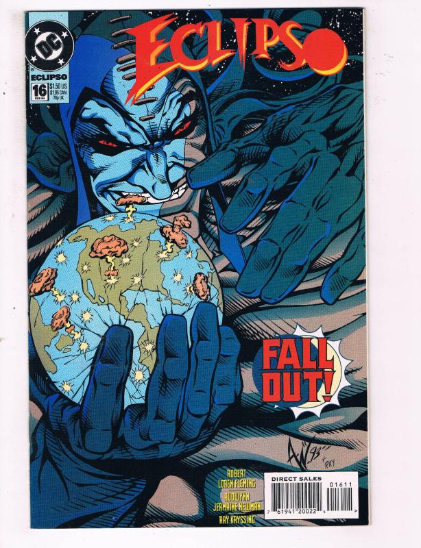 Eclipso #16 VF DC Comics Comic Book Fleming Feb 1994 DE23