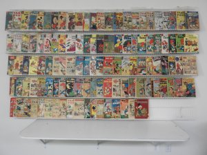 Huge Lot of 110+ Low Grade Comics W/ Famous Funnies, Walt Disney Comics, +More!