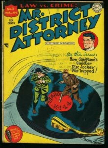 MR. DISTRICT ATTORNEY #2-DC PRE-CODE CRIME COMIC VG- 