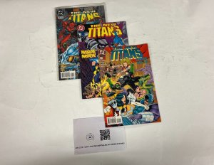 3 New Titans DC Comics books #121 122 123 Wolfman 76 JW29