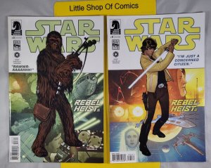 Star Wars Rebel Heist #1 2 3 4 Complete Set Adam Hughes Covers 2014 Dark Horse