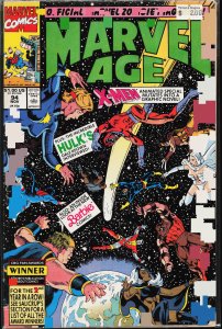 Marvel Age #94 (1990) Nick Fury