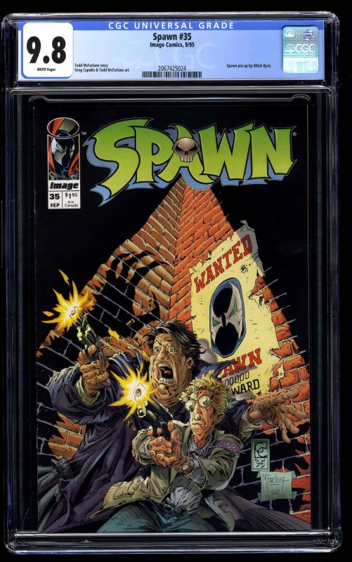 Spawn #35 CGC NM/M 9.8 White Pages