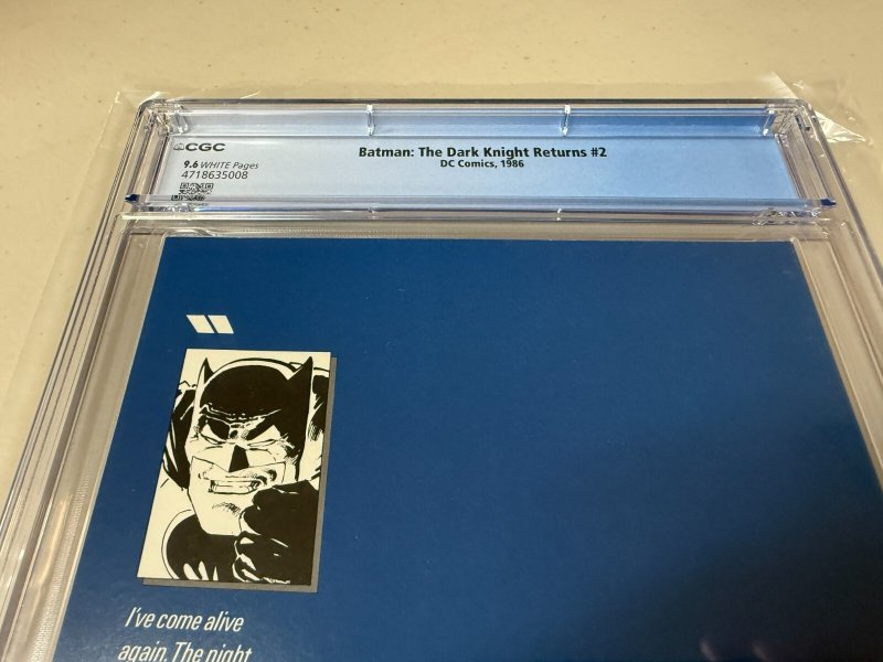 Batman The Dark Knight Returns #2 CGC Graded 9.6 DC Comic Book Frank Miller JH27