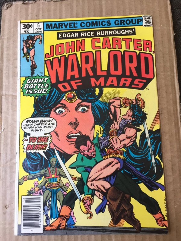 John Carter Warlord of Mars #5 (1977)