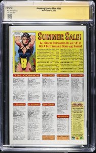 Amazing Spider-Man (1992) # 365 (CGC 9.8) Signed  Mark Bagley  * 1st App