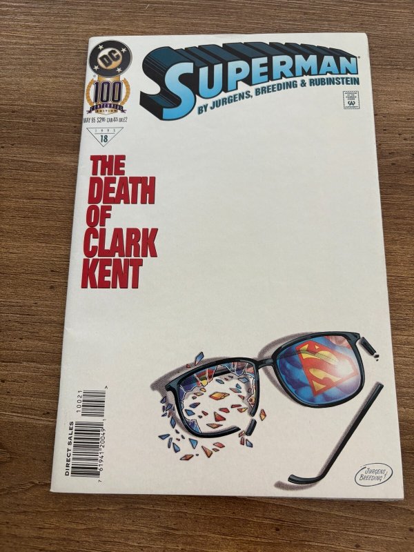 Superman # 100 NM 1st Print Variant Cover DC Comic Book Batman Flash 1 J457