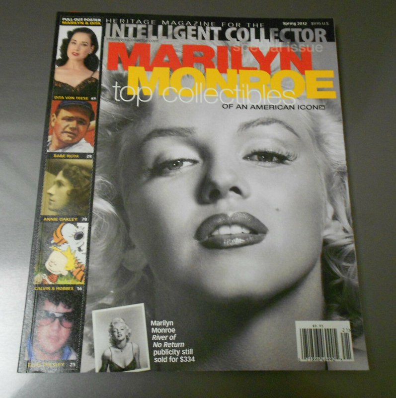 2012 HERITAGE Magazine Intelligent Collector MARILYN MONROE Elvis VON TEESE 100p