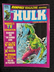1979 RAMPAGE HULK Marvel UK Magazine #18 VG/FN 5.0 X-Men / Doctor Strange