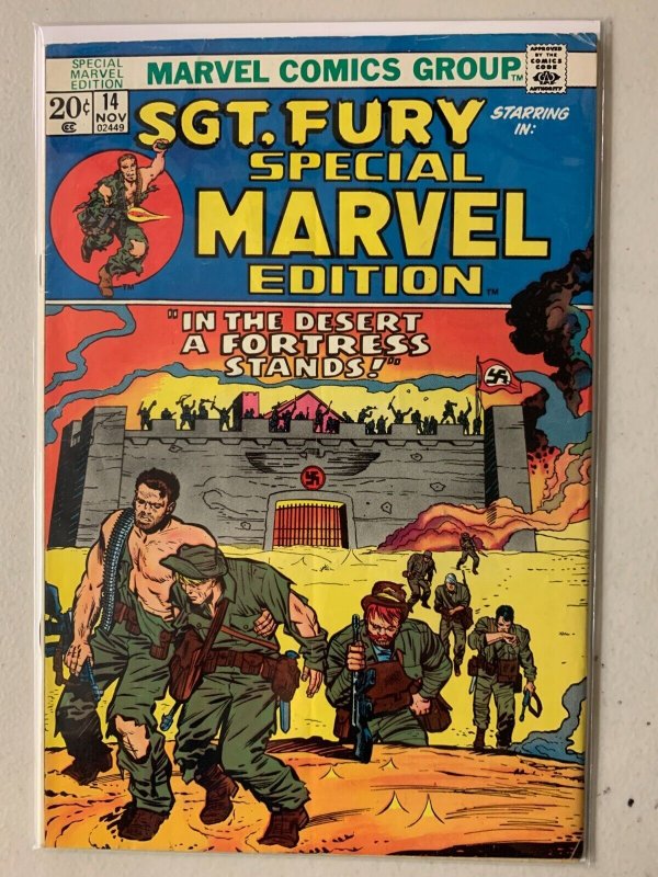 Special Marvel Edition starring Sgt. Fury #5-14 9 diff avg 4.5 (1972-73)