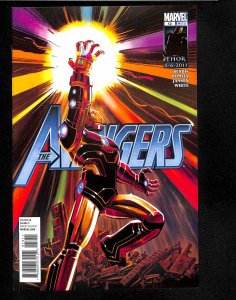 Avengers (2010) #12 Iron Man Wields Infinity Gauntlet