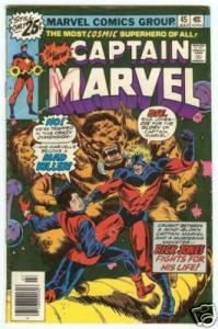 Captain Marvel #45 Marvel Comics 1976 VG-Fn Englehart