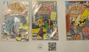 Lot Of 3 'Mazing Man DC Comic Books # 2 3 5 Superman Batman Flash 77 MT2