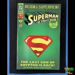 Action Comics, Vol. 1 687C 1st full app. Eradicator