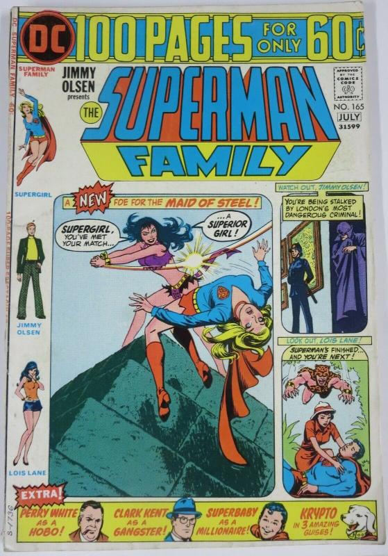 SUPERMAN FAMILY  #165 (DC) July, 1974 VERY GOOD