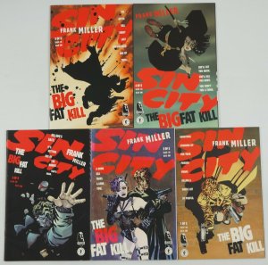 Sin City: the Big Fat Kill #1-5 VF/NM complete series - frank miller 2 3 4 set