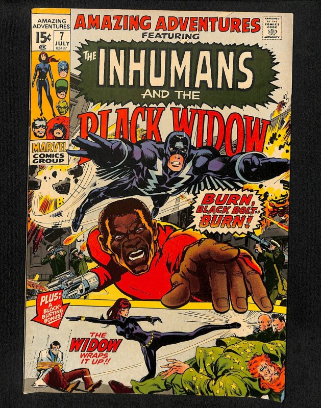 Amazing Adventures #7 Inhumans Black Widow!