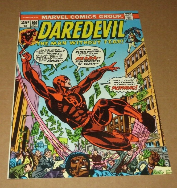 Daredevil #109 FN/VF Marvel Bronze Age Comic Book Black Widow/Beetle Appearance