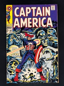 Captain America #107 (1968) VF/NM Double Cover Beauty! 1st App of Doctor Faustus