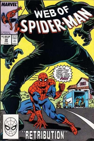 WEB OF SPIDER-MAN (1985 Series) (MARVEL) #39 Very Fine Comics Book  Comic  Books - Copper Age, Marvel, Spider-Man, Superhero / HipComic